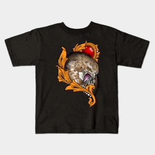 Neotraditional hawk Kids T-Shirt